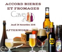 Afterwork Accord Bières et Fromages chez Caved'O. Le jeudi 24 novembre 2016 au Coudray Montceaux. Essonne.  19H30